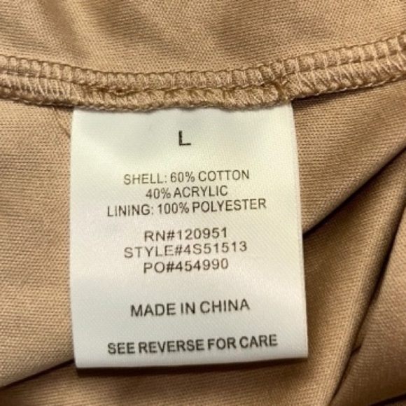 OLIVE + OAK Multicolor pastel Striped Knit spaghetti strap mini dress M - Picture 9 of 10